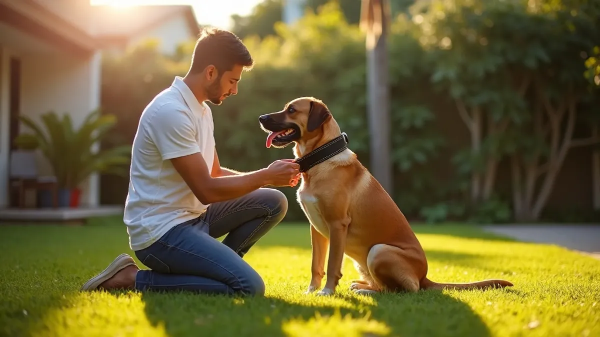 Coleira para cachorro grande