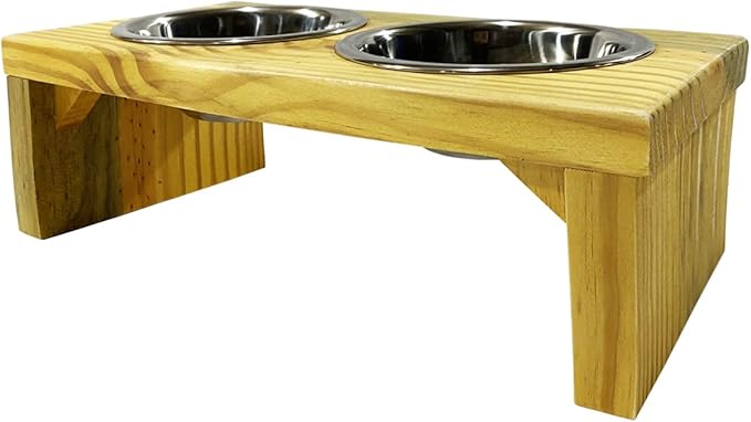 Luppet Comedouro Toronto Elevado com Potes de Inox, Tamanho P